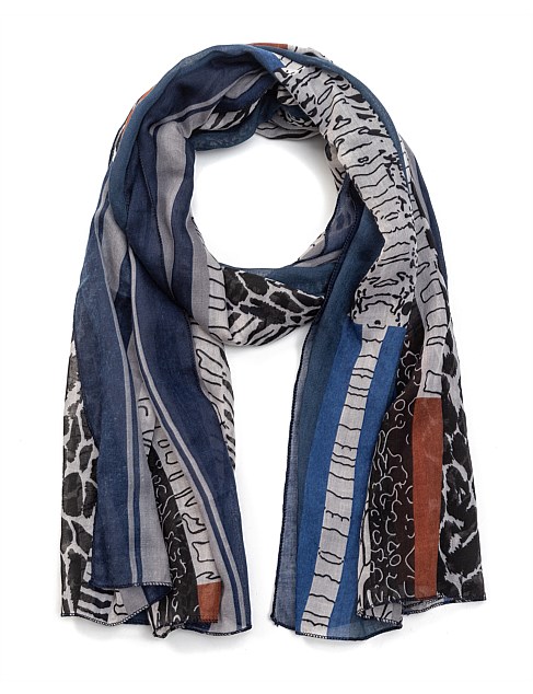 Free Delivery | multi animal print scarf Gregory Ladner Cheap Bargain ...