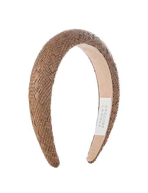2022 Chocolate Woven Rounded Headband Gregory Ladner Discount with a ...