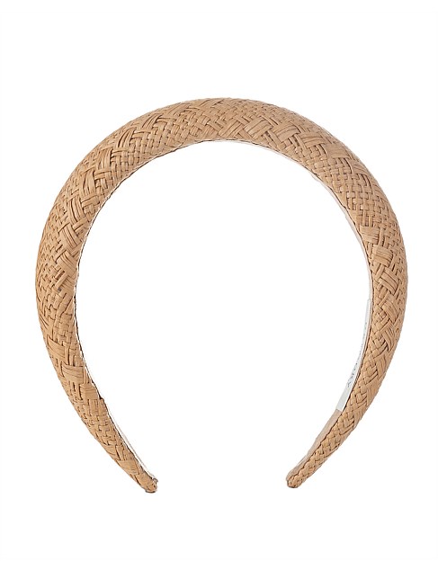 Unique Natural Woven Rounded Headband Gregory Ladner Limited Edition ...