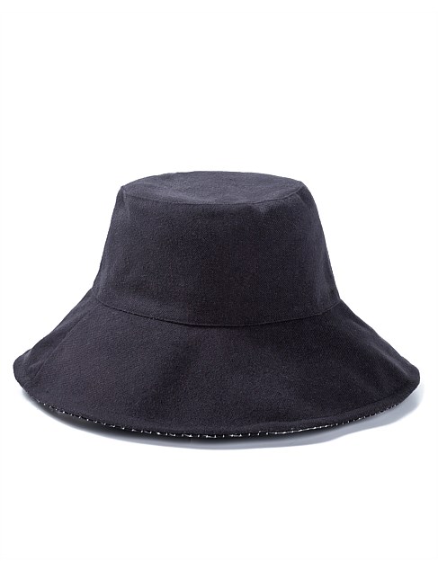 Cheap - Black Bucket Hat With Check Inside Gregory Ladner Wholesale ...